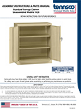 42" Height Storage Cabinet - Unassembled Model 1420 (1481019)